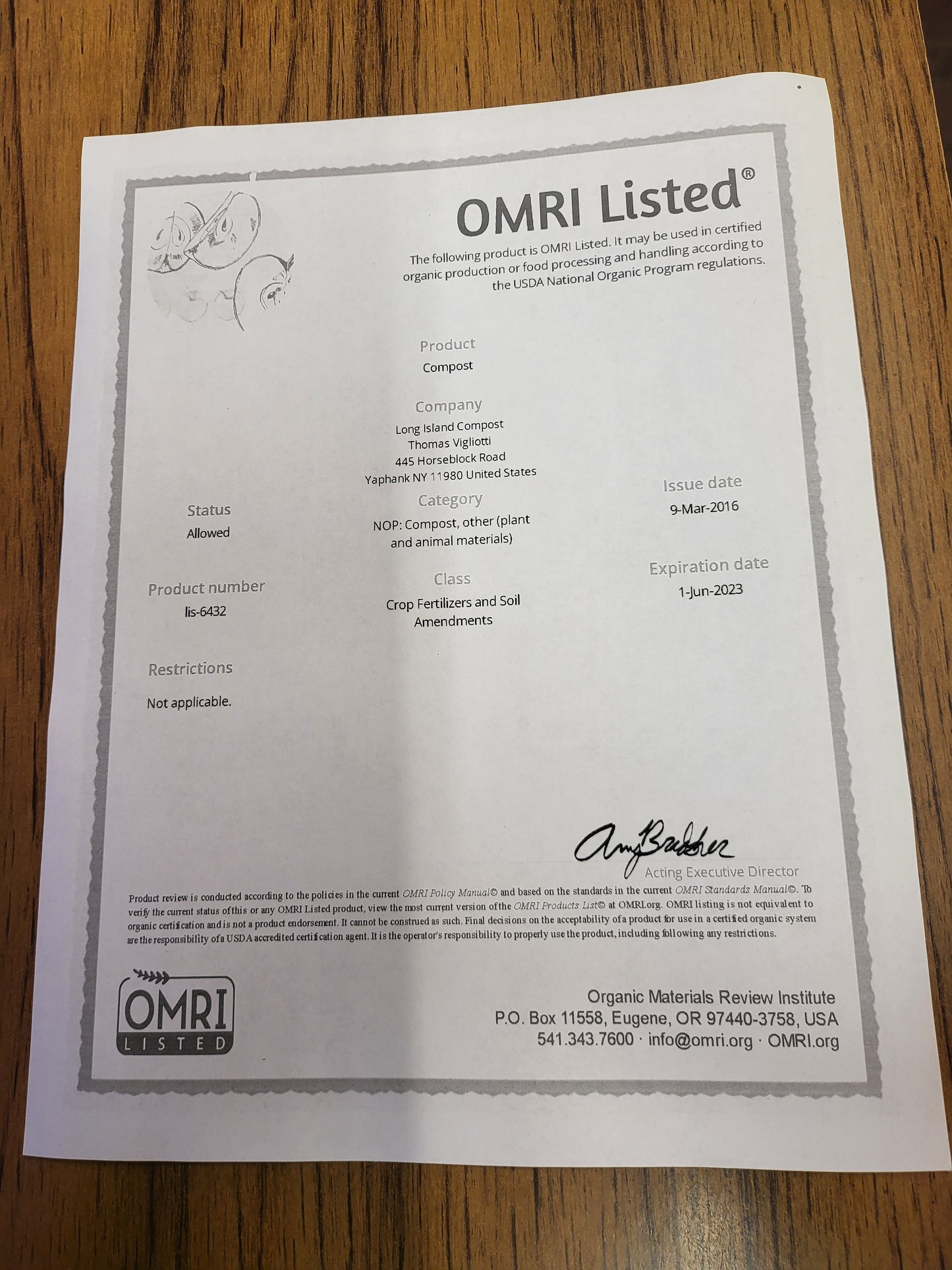 50/50 Certified Organic Compost/Topsoil